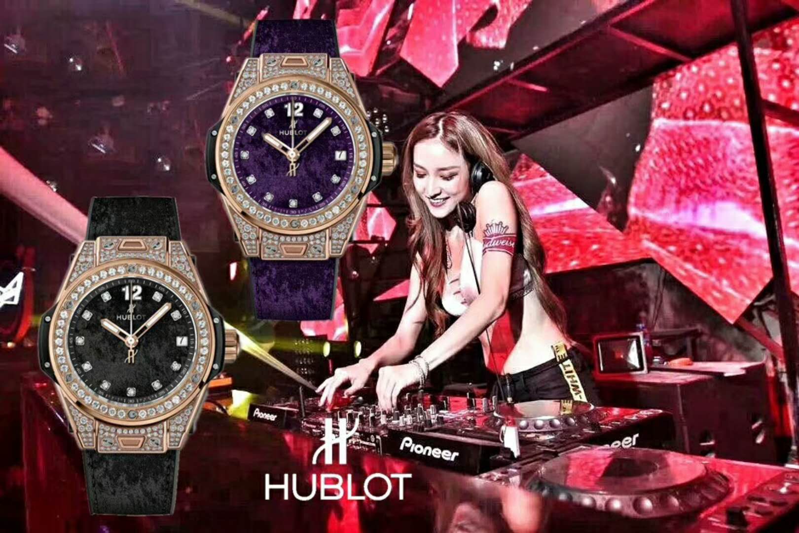 恒寶 HUBLOT 女裝奢華滿鉆