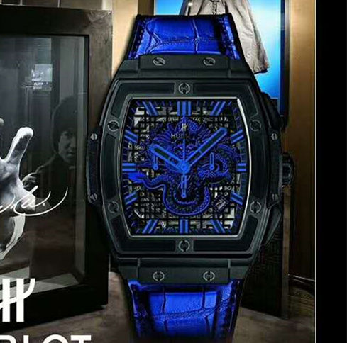 宇舶（恒寶）HUBLOT  方形腕錶！巨星甄子丹出席靈魂李小龍75周年限量腕錶