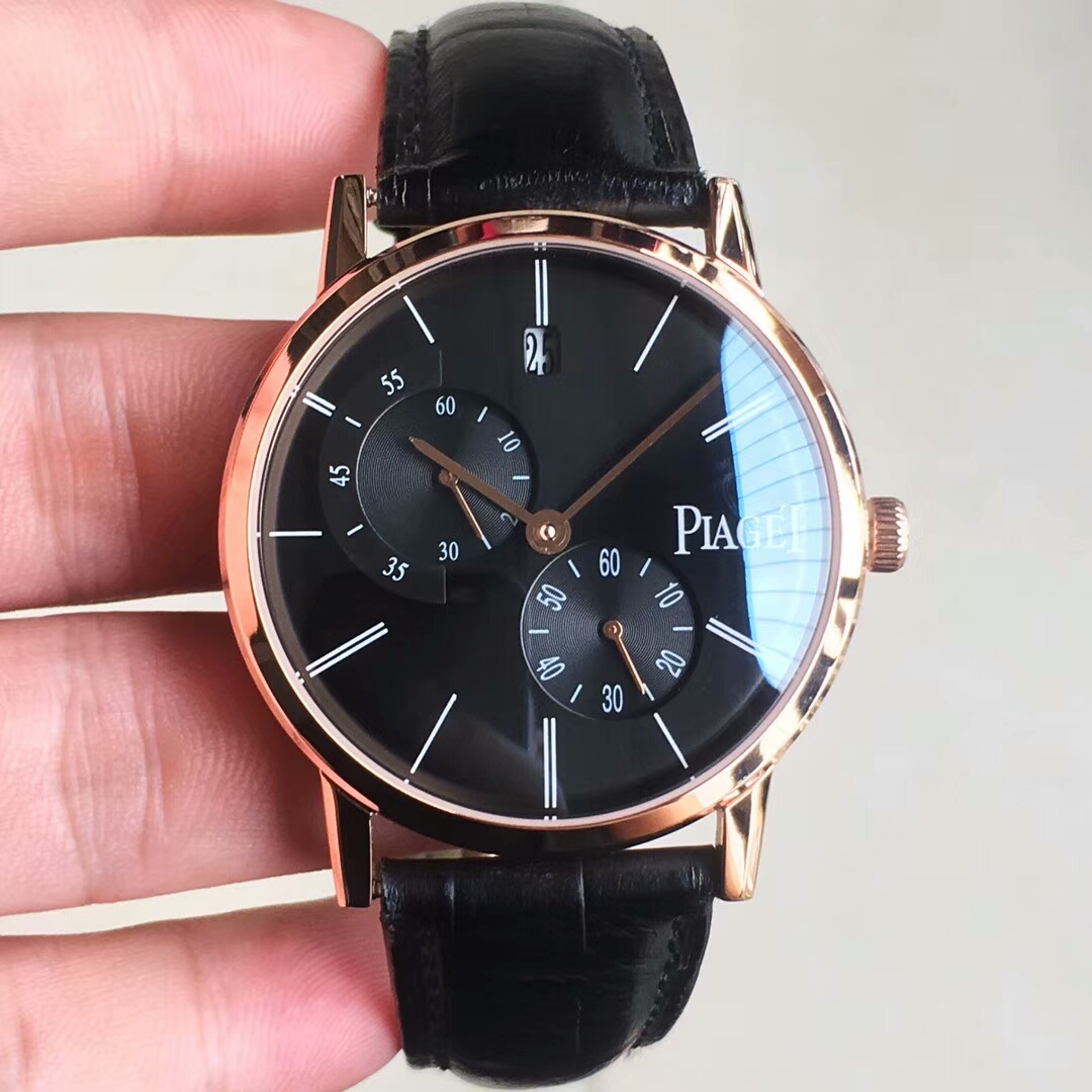 伯爵Piaget原版字面複刻版系列多功能機械全自動腕錶透視底蓋機芯清晰可見