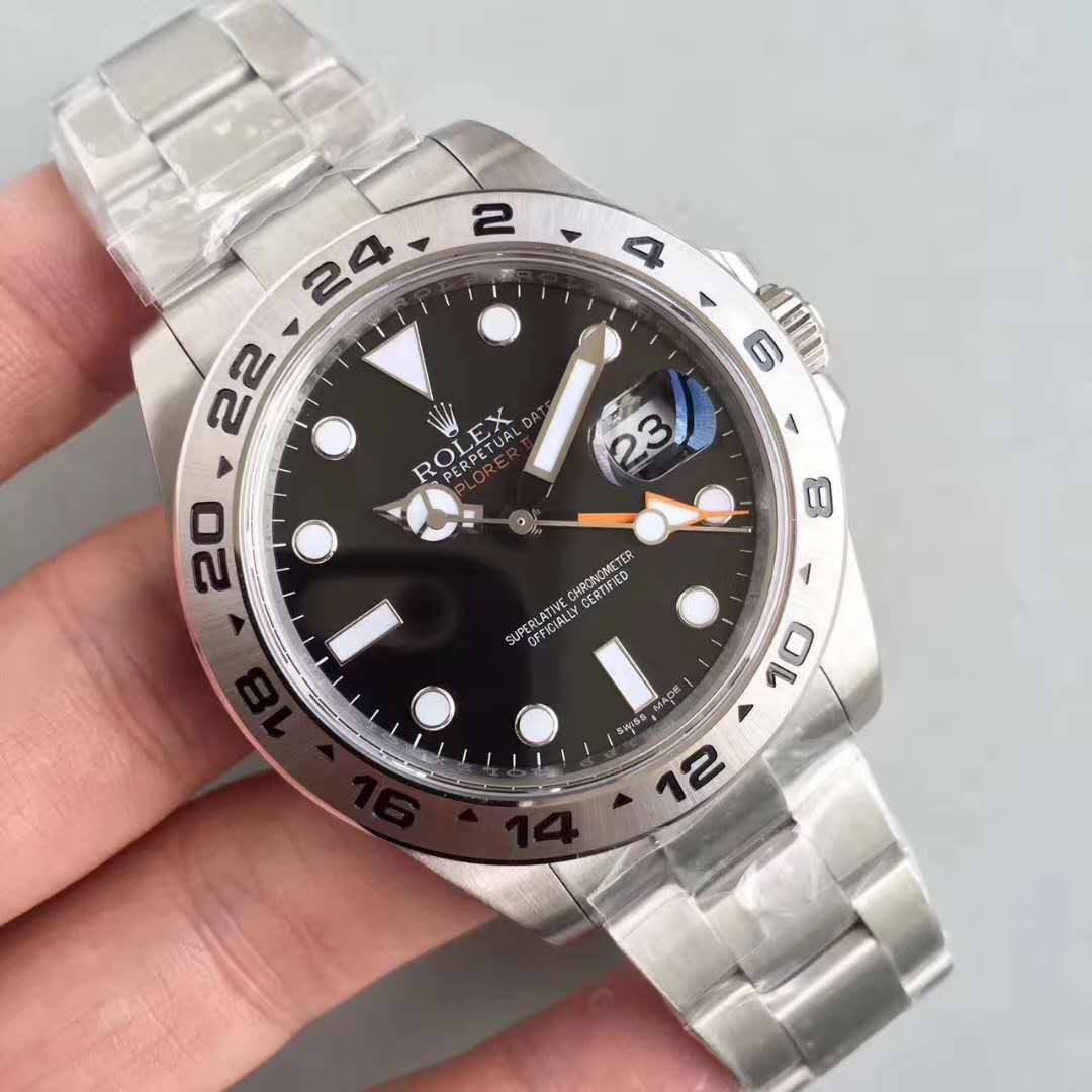 N廠 勞力士探險家 Rolex  II Explorer II 216570-0002搭載海鷗ETA2836-2機芯復刻Rolex3187自動上鏈機械機芯