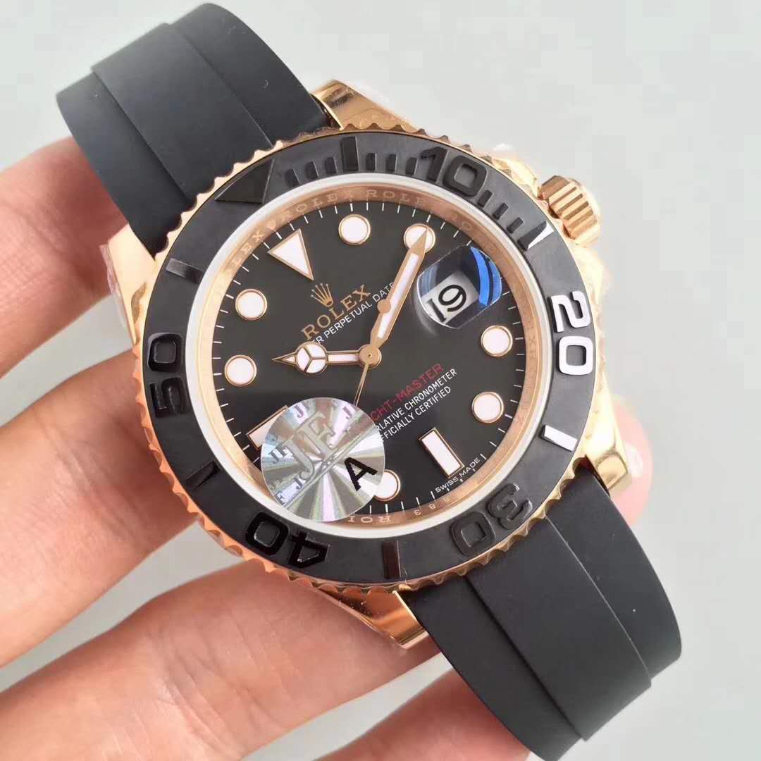 JF廠 Rolex 勞力士遊艇名仕型 YACHT MASTER  116655-0001 搭載海鷗復刻Cal.3135自動上鏈機械機芯