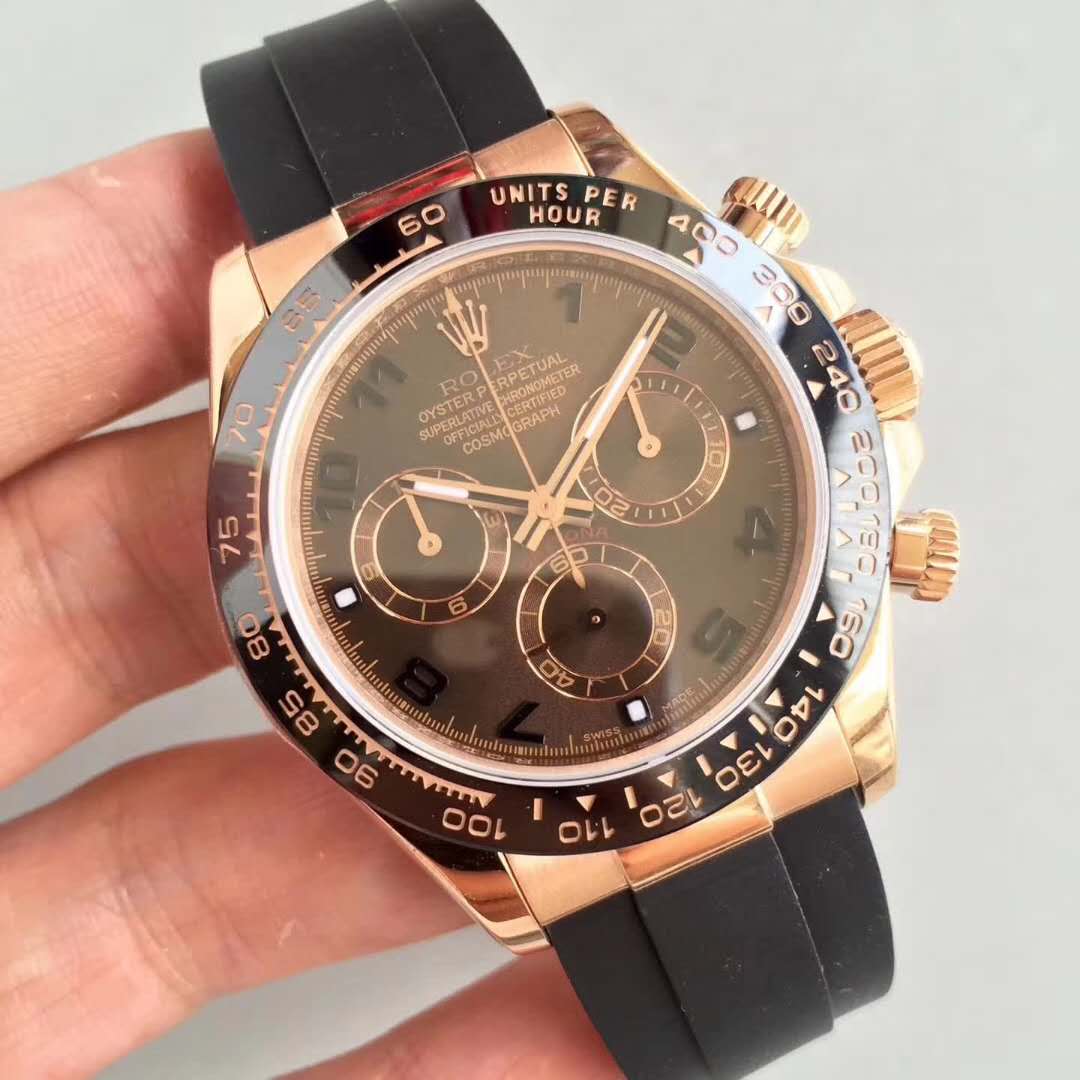 AR廠 勞力士迪通拿 Rolex  Daytona 宇宙計型 M116515LN-0015 搭載上海ETA7750自動上鏈機械機芯