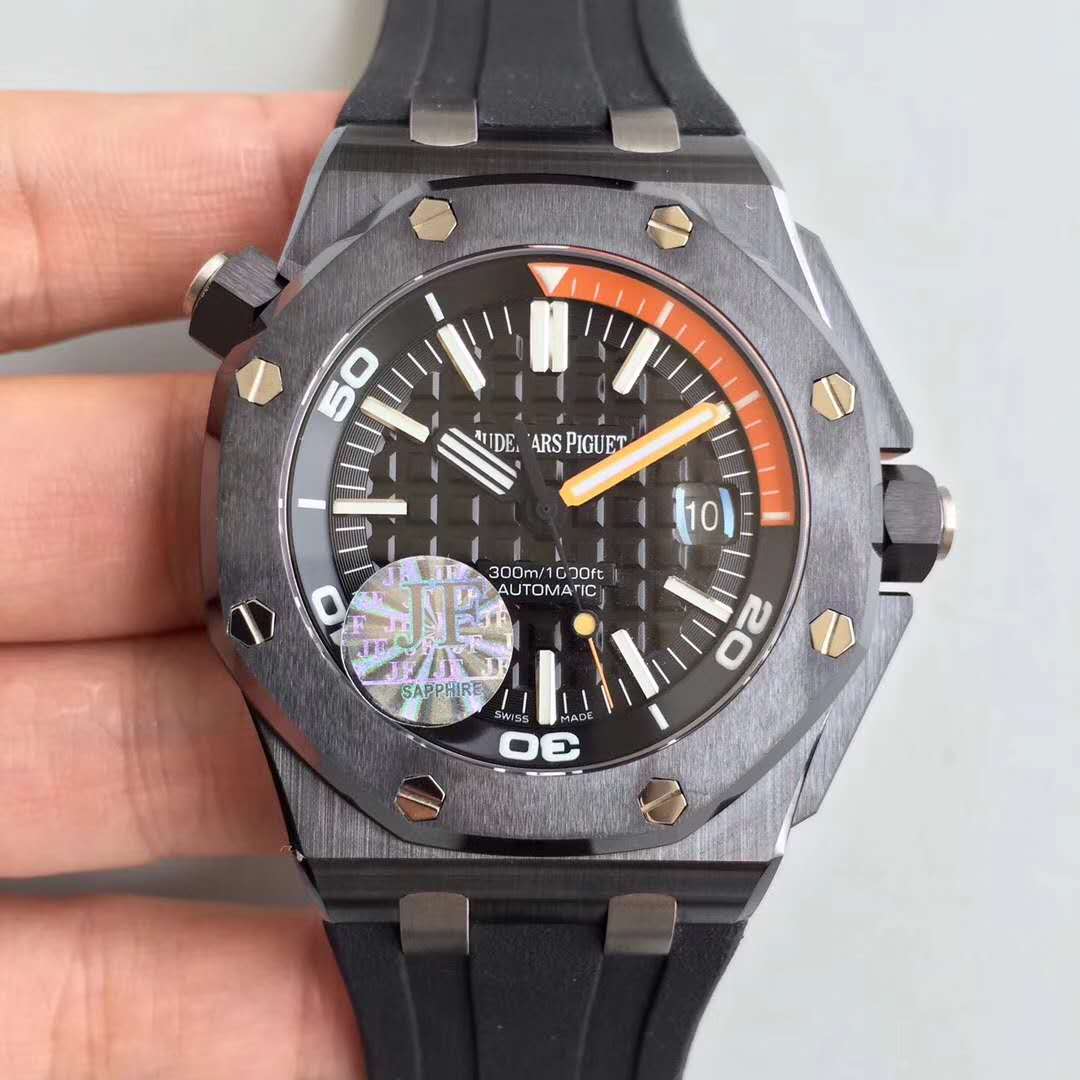 JF廠愛彼 Ap Diver 皇家橡樹離岸型系列 Royal Oak Offshore 15707CE.OO.A002CA.01日本原裝MIYOTA 9015自動機芯，復刻AP C alibre 3120機芯