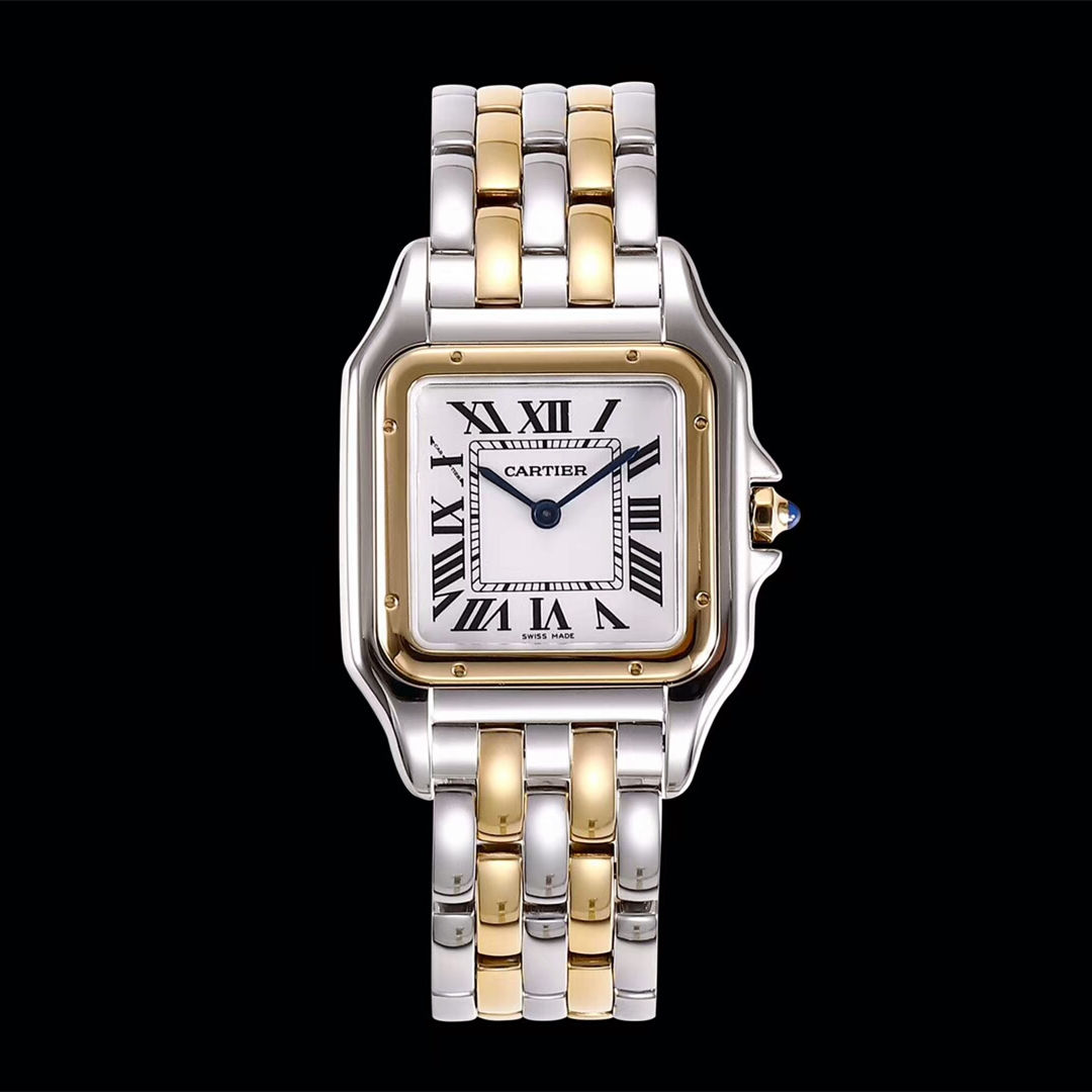 KOR 出品 卡地亞 獵豹系列腕錶--型號WSPN0007 錶徑27*37MM 白面 搭載瑞士石英機芯