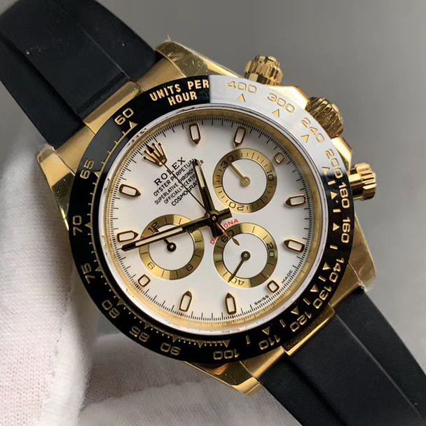 N廠勞力士 Rolex 迪通拿復刻 Daytona 宇宙計型 116515LN 搭載N廠自主復刻 Cal.4130 自動計時機械機芯 膠帶