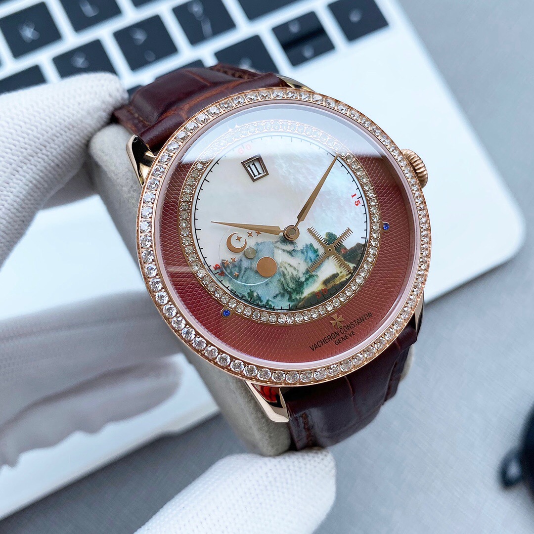 江詩丹頓男士機械錶『藝術大師』系列2019年度巴塞尔钟表展推出最新江詩丹頓琺瑯錶