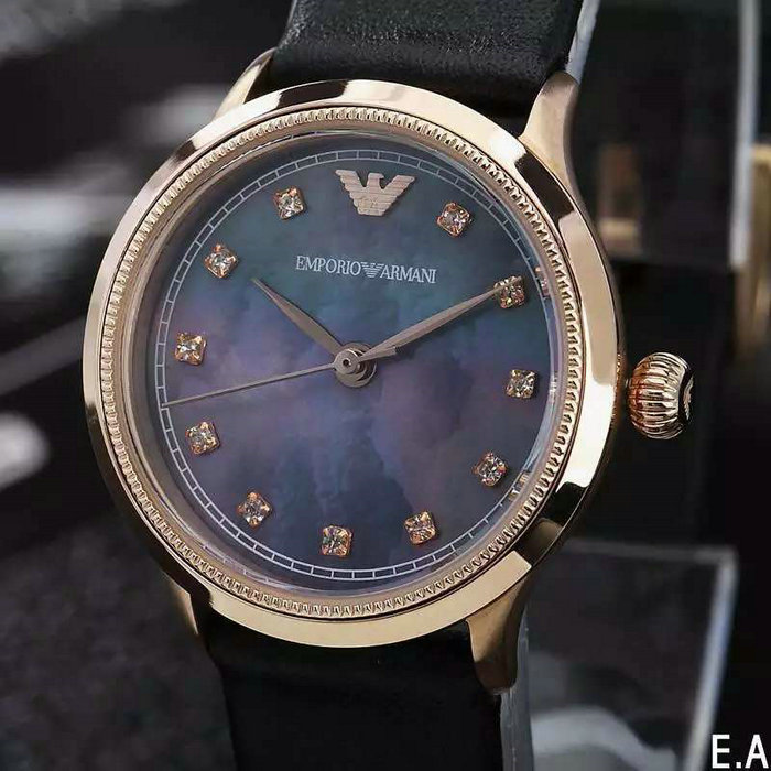 阿瑪尼Armani女錶AR1802石英機芯精鋼錶殼頂級礦物強化玻璃鏡面 厚度7mm