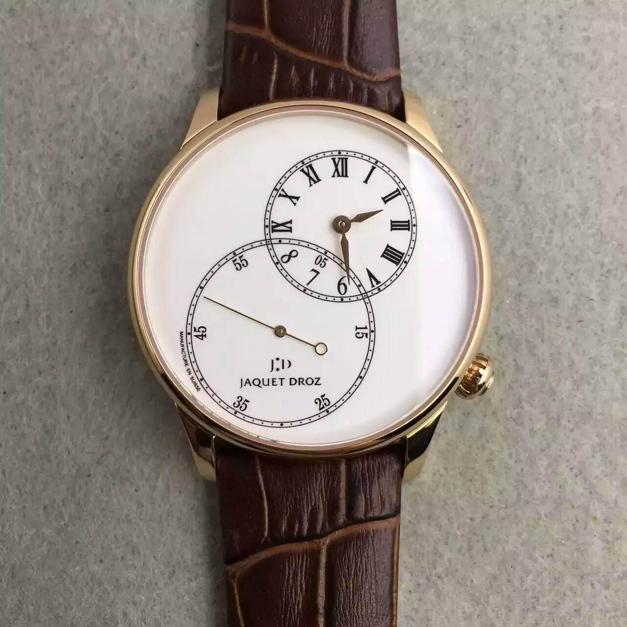 雅克德羅 Jaquet Droz 乾隆玉口系列8字錶面錶示