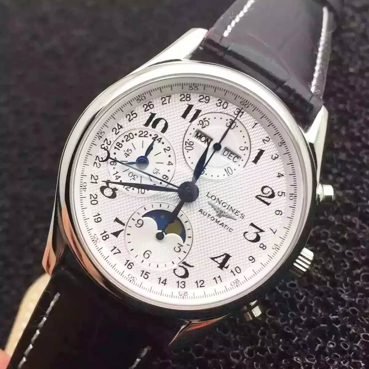 浪琴 Longines 月相腕錶巴塞爾錶展熱款搭載7750自動上鏈機芯