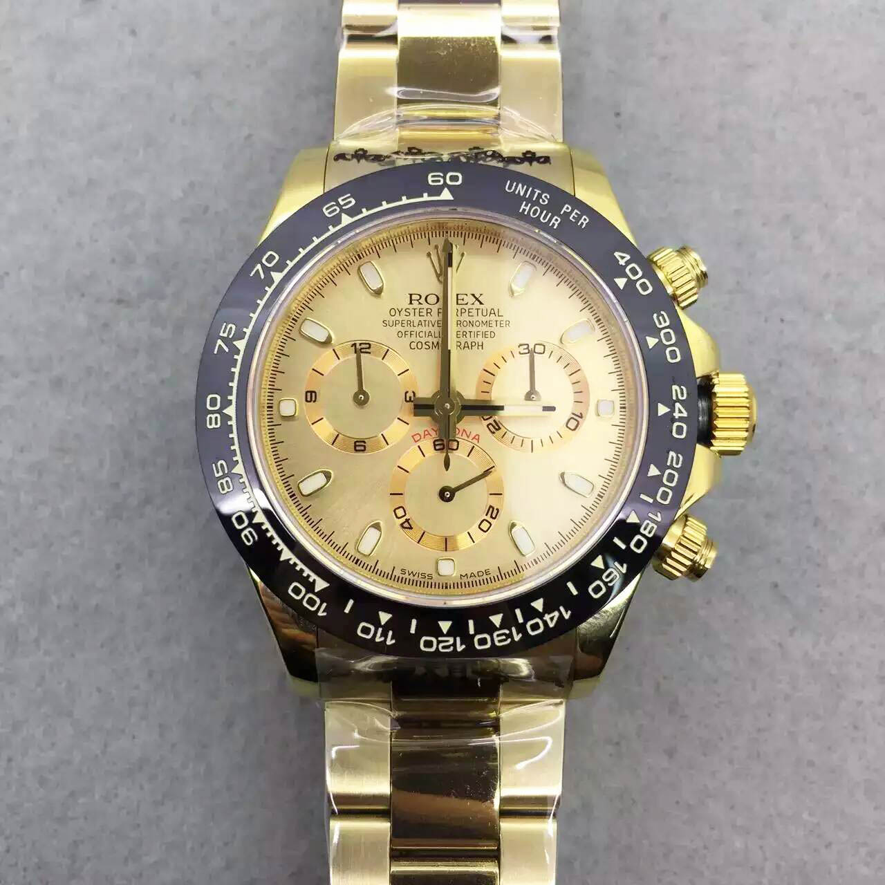 勞力士 Rolex DAYTONA 迪通拿陶瓷圈搭載7750機芯 鋼帶款