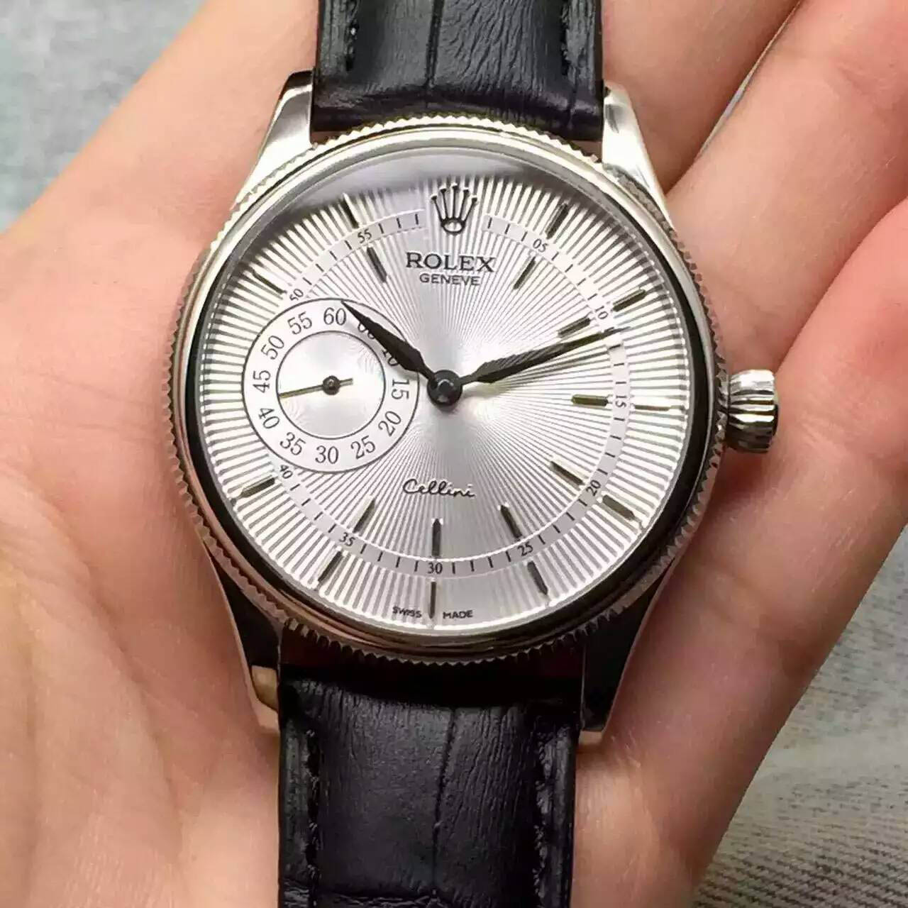 勞力士 Rolex 2015最新切利尼腕錶 9字位獨立小秒