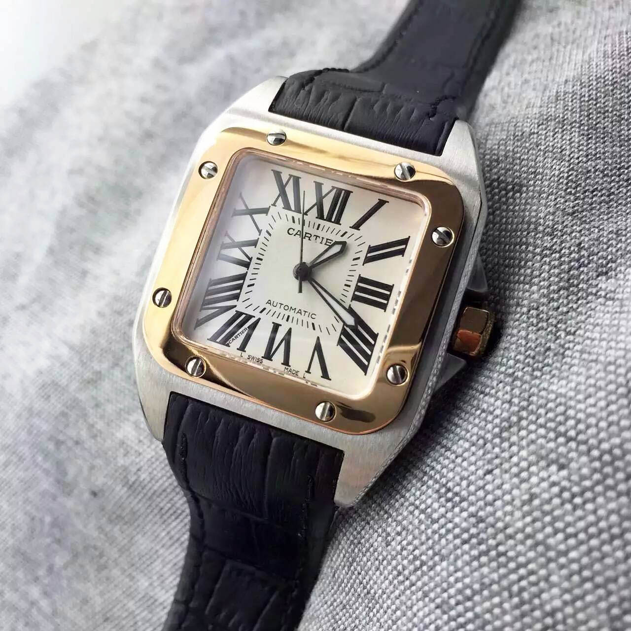 卡地亞 Cartier-Santos 100系列W20126*8女性機械錶