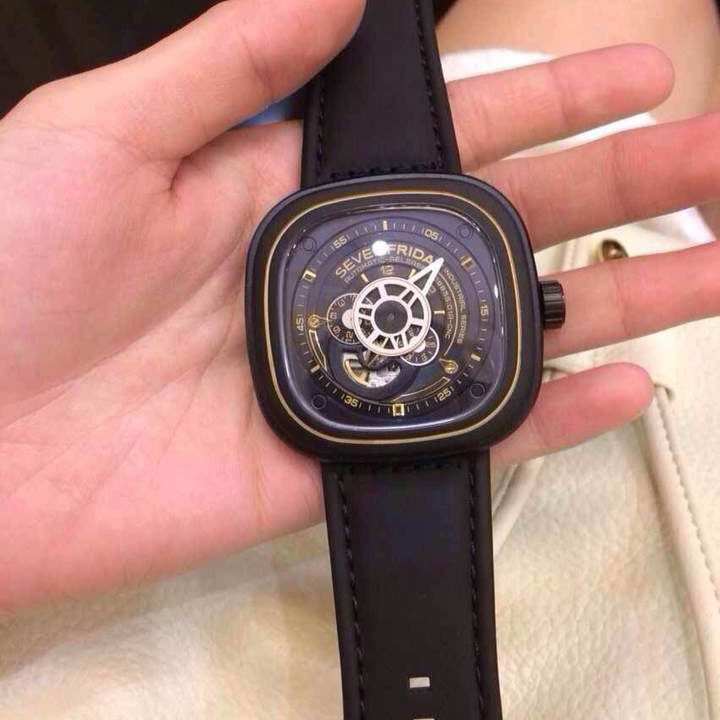 SevenFriday 渦輪全自動方形自動機械皮帶錶