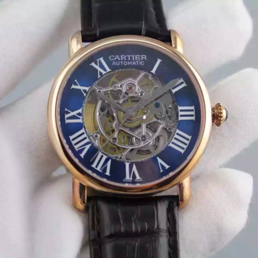 卡地亞 Cartier 倫敦系列新款男士機械腕錶 搭載2824鏤空機芯