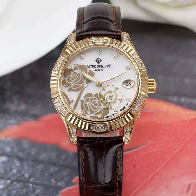 百達翡麗 Patek Philippe 2016首款土豪金女款 搭載原裝進口8218全自動機芯