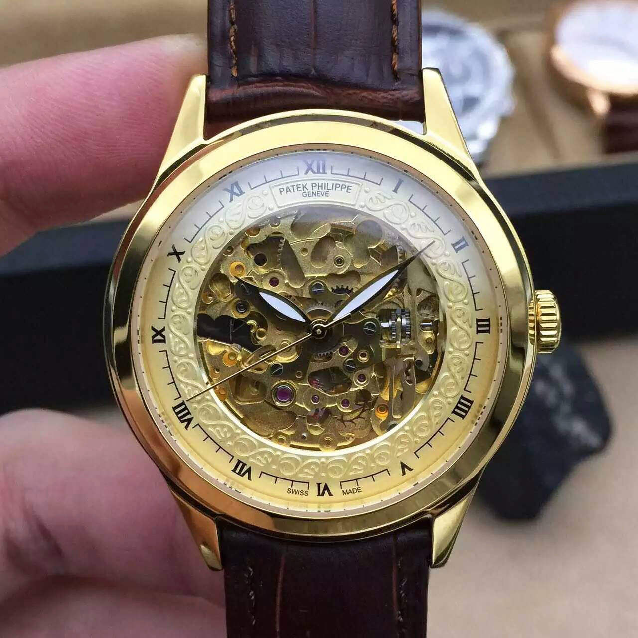 百達翡麗 Patek Philippe 2016最新款 搭載原版進口8N24鏤空金機芯