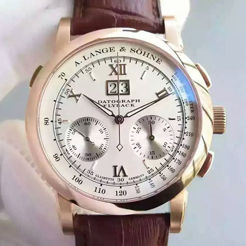 朗格 A. Lange & Sohne 萬年曆Datograph系列 搭載雙曆7750手動計時機芯