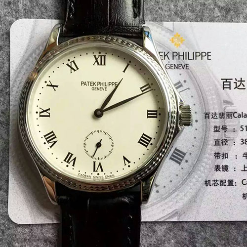 百達翡麗 Patek Philippe Calatrava系列5115G最強復刻版新款 搭載Cal.215ps手動上鏈機芯