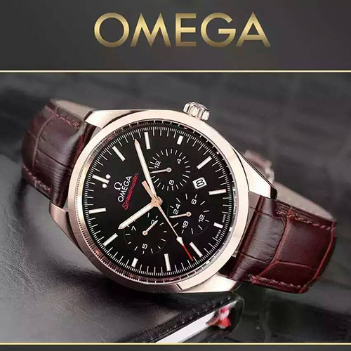 歐米茄 Omega 名典系列六針多功能自動機械腕錶 搭載進口9015自動機芯