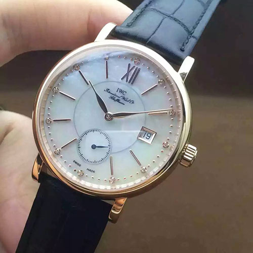 萬國 IWC 柏濤菲諾系列5周年紀念錶 搭載2824-1彩輪雕花機芯