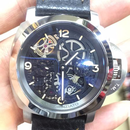沛納海 Panerai 時尚男款鏤空手錶