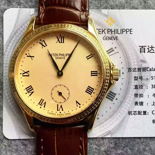 百達翡麗 Patek Philippe Calatrava系列5115G最強復刻版新款 搭載Cal.215ps手動上鏈機芯