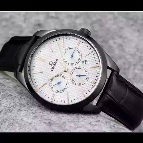 歐米茄 Omega 名典系列六針多功能自動機械腕錶 搭載進口9100機芯