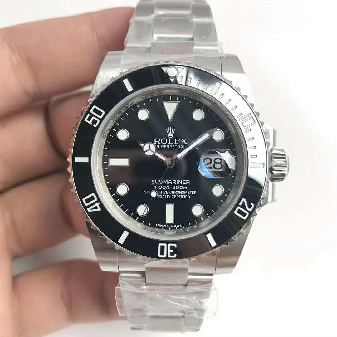 勞力士水鬼複刻 Submariner 116610LV黑水鬼N廠V8 水鬼2836機芯