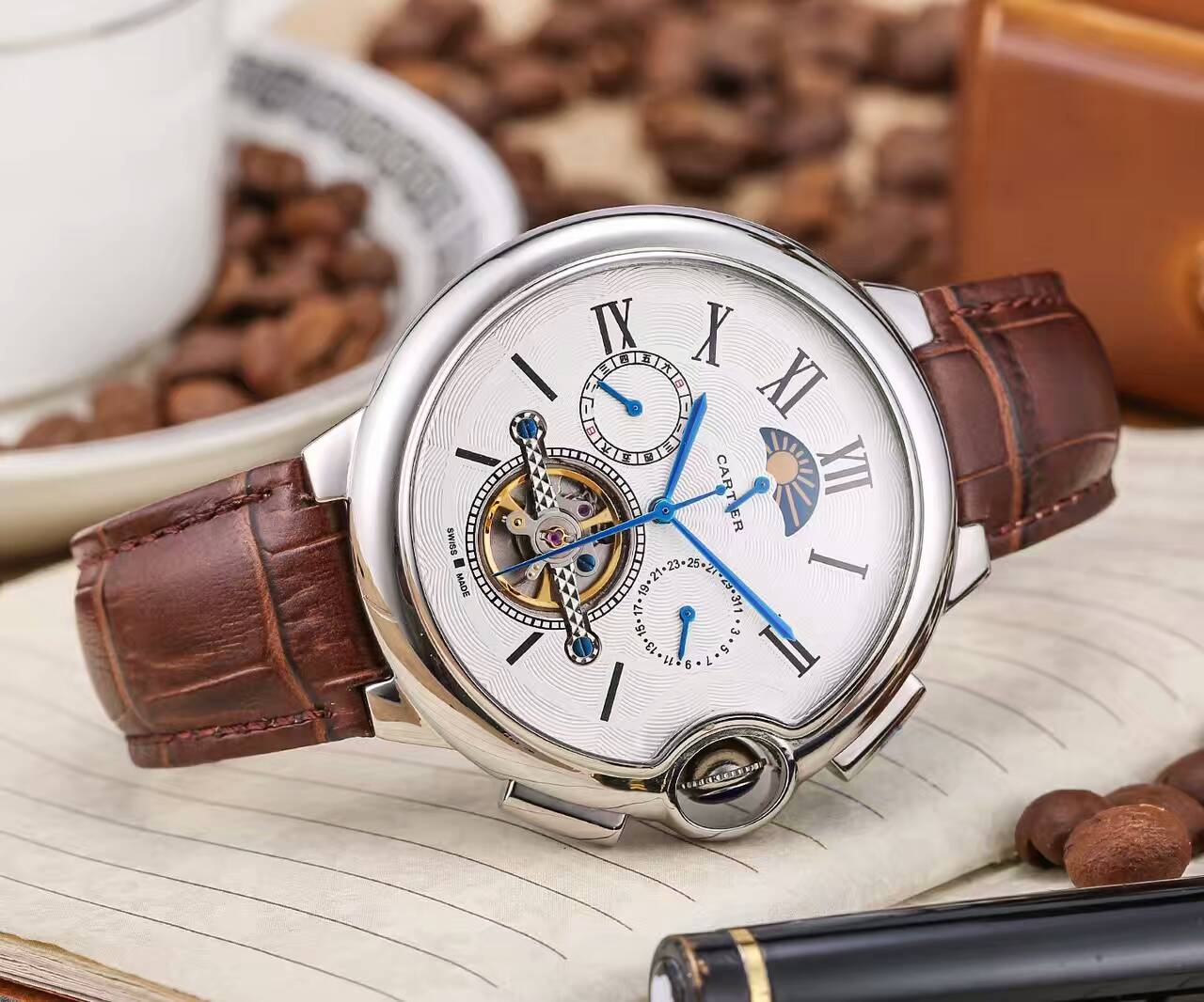 卡地亞 頂級機械機芯 精品男士經典設計腕錶