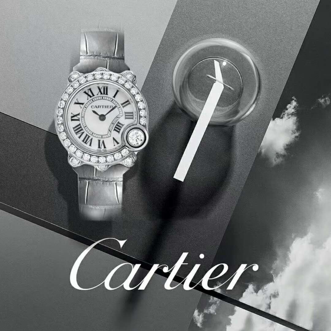 卡地亞 Cartier 藍氣球 春夏女裝奶奶灰釋出，壹款不用把頭調時間的腕錶