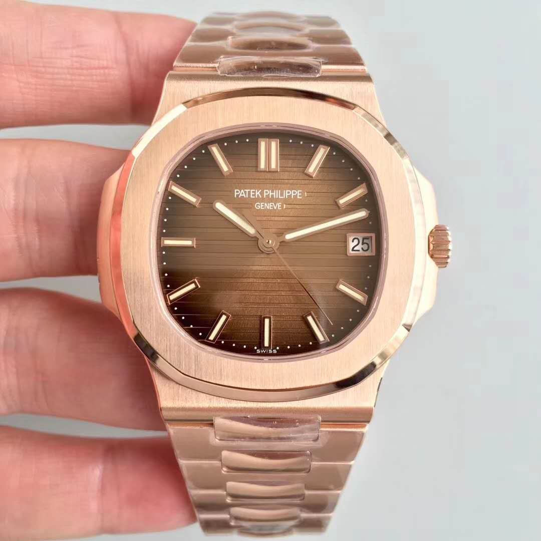 PF廠PATEK PHILIPPE 百達翡麗 Nautilus系列 5711/1R-001 玫瑰金 搭載Cal.324自動上鏈機芯