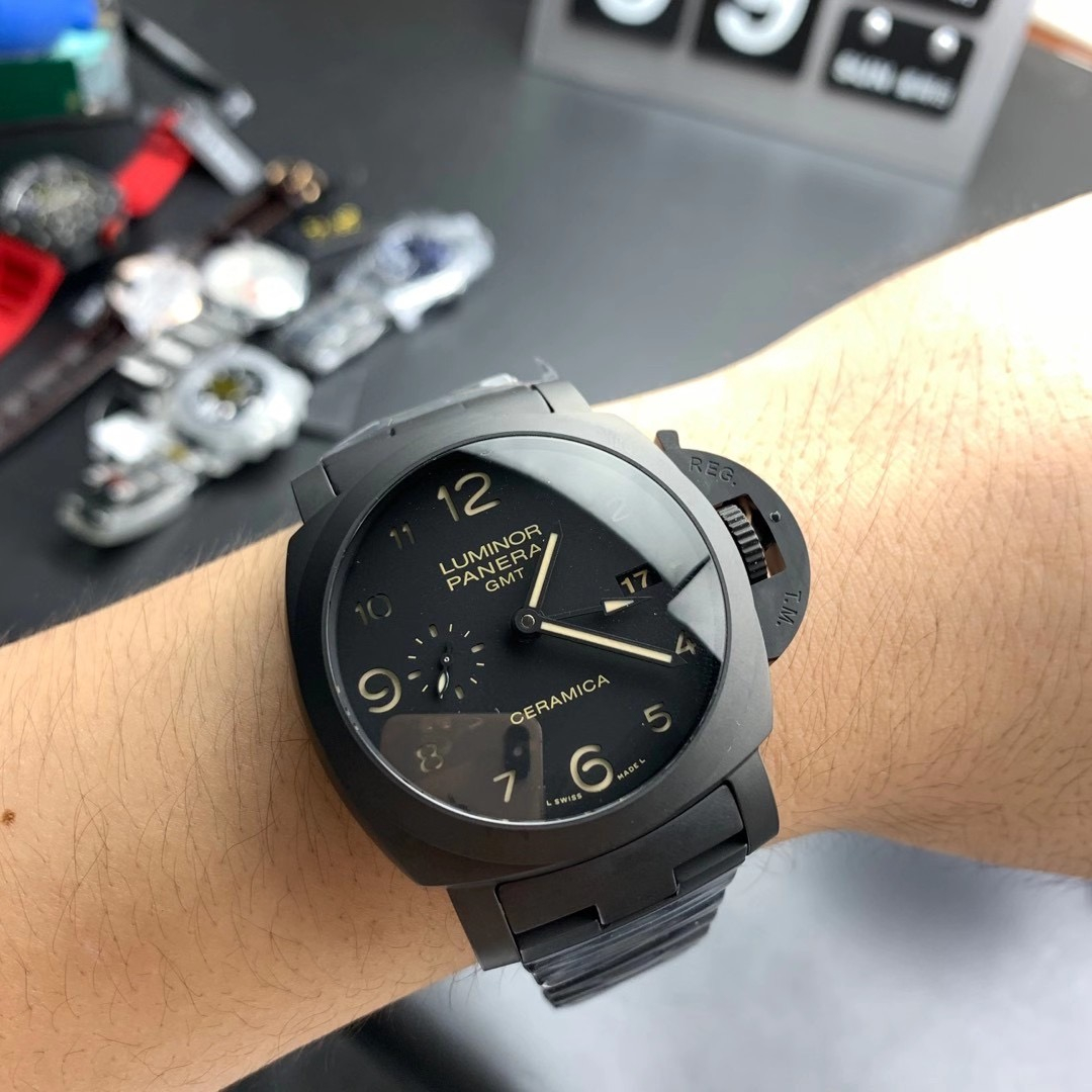 沛納海（Panerai）PAM438/PAM00438全陶瓷精仿手表PAM00438 PAM438 VS 沛納海復刻438 VS438