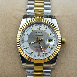 新款勞力士日誌型包金男士機械腕錶LS23056 瑞士ETA2824機芯