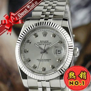 勞力士手錶日誌型/全鋼鑲鉆全自動機械商務男錶/R016