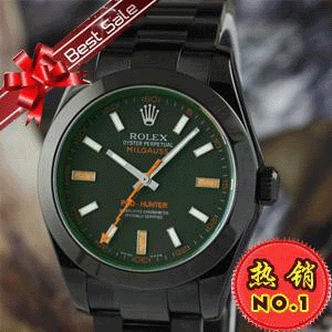 勞力士Milgauss手錶/日本原裝進口機芯/鎢鋼男錶/R047