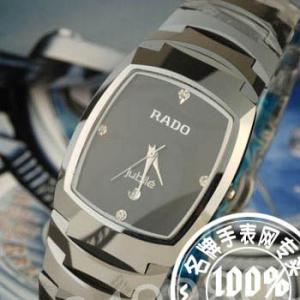 RADO雷達新款鎢鋼酒桶型情侶手錶 男錶 男士手錶 女式手錶