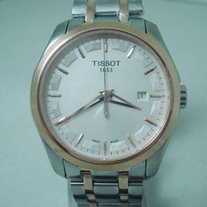 天梭進口全自動金機芯機械錶新款玫瑰金白底運動款男錶手錶TISSOT02