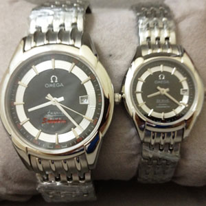 歐米茄手錶 蝶飛系列3針男錶 藍寶石英女錶 情侶錶