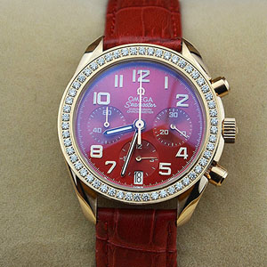 新款歐米茄鑲鉆時尚女士腕錶OM098