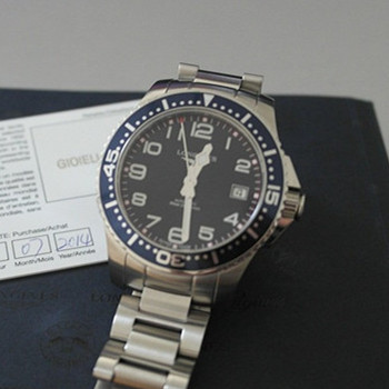 LONGINES康卡斯系列 精鋼 藍色 自動上鏈機芯 L3.694.4.03.6 男士機械腕錶