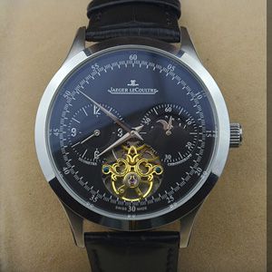 積家大錶盤 陀飛輪系列男士機械腕錶JL998465