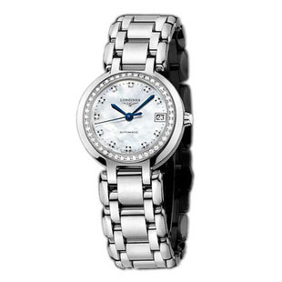 Longines林志玲代言時尚女士手錶 心月系列精鋼環鑽石英款