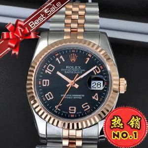 勞力士日誌型手錶/玫瑰金全自動機械商務男錶/Rolex009