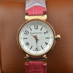 LV新款瑞士石英機芯女士腕錶 大氣時尚 女生的最愛