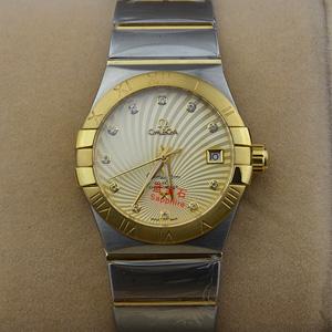 歐米茄Omega-0123580新款星座系列進口全自動機械男士腕錶