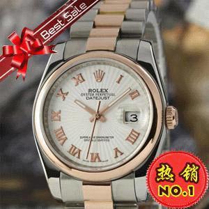 勞力士日誌型手錶/玫瑰金全自動機械商務男錶/Rolex025