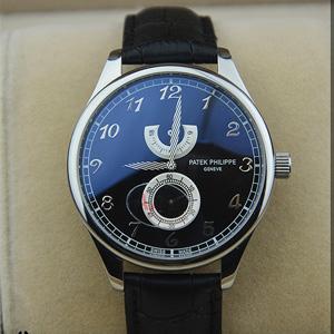 百達翡麗Philippe-012450進口機芯大錶盤時尚男士腕錶  白色錶盤有圖