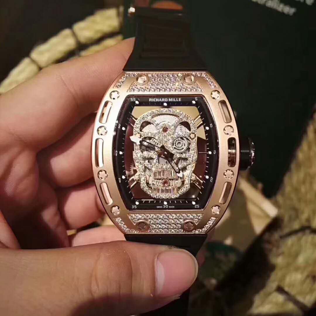 RICHARD MILLE 理查德米勒 RM52-01 镂空骷髅头腕錶