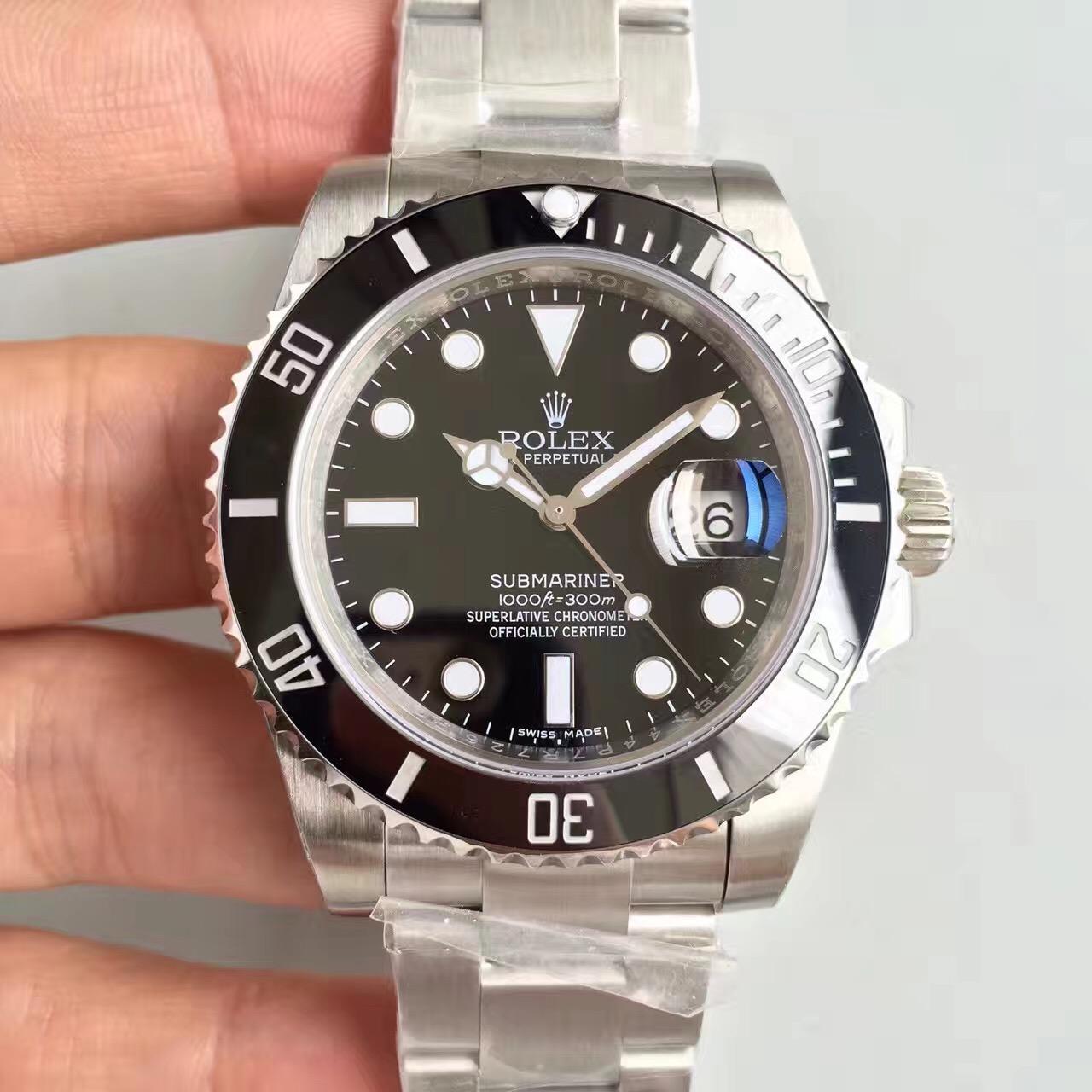 勞力士Rolex116610 N廠V8最高端版本904L+3135機芯 潛航者 Submariner 黑水鬼