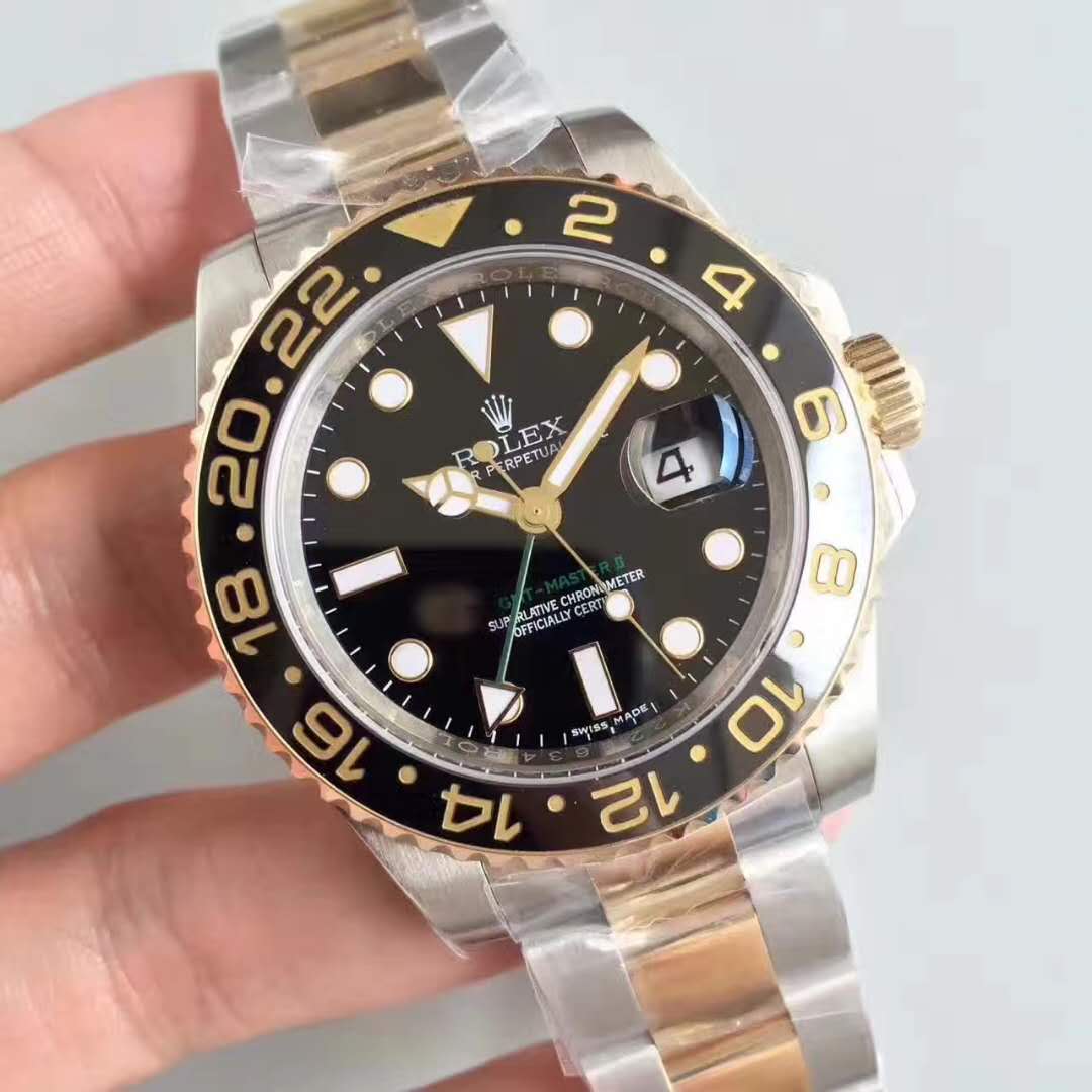 N廠 勞力士水鬼 GMT Master II 116713LN 搭載復刻瑞士原裝SW220-1自動上鏈機械機芯